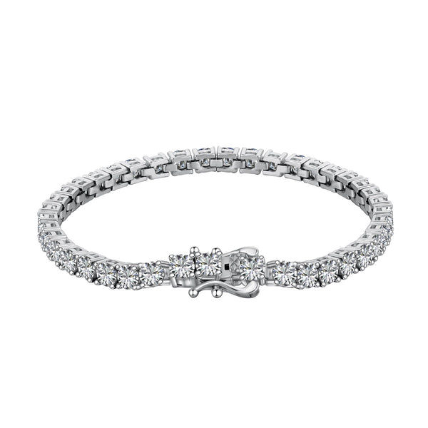 <MAGIC>Luxurious Ornate Round Cut Tennis Bracelet