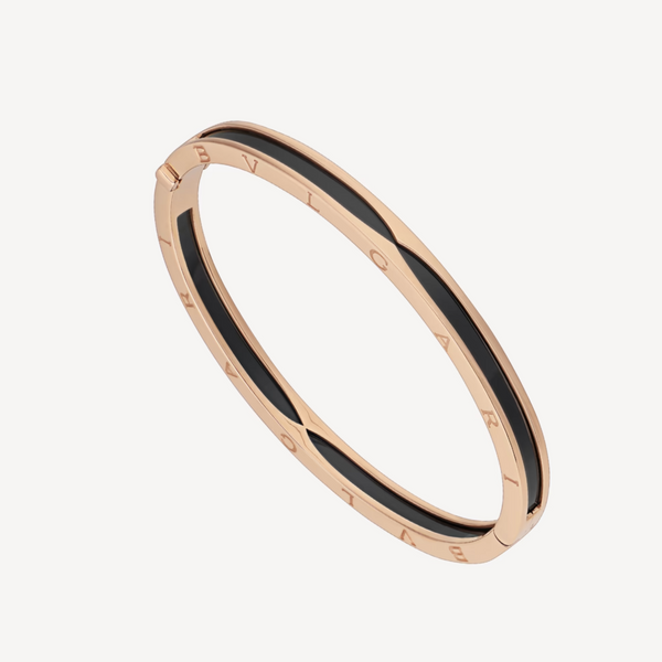 <MAGIC>ZERO 1 PINK GOLD WITH BLACK CERAMIC BRACELET