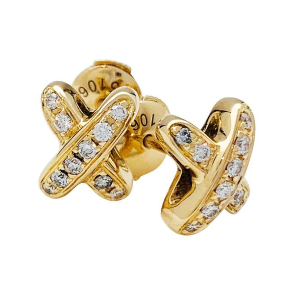<MAGIC>JEUX DE GOLD DIAMOND EARRINGS