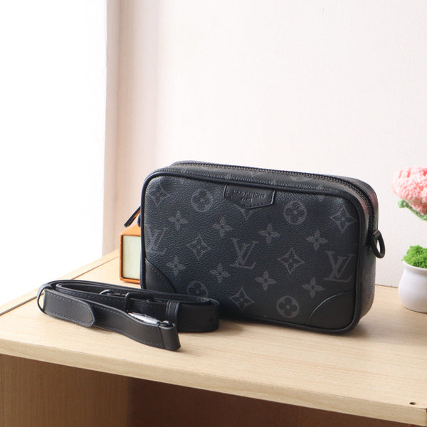 TROCADERO BAG 20 IN BLACK MONOGRAM ECLIPSE CANVAS